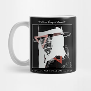 Western Cowgirl Bandit version 6 Mug